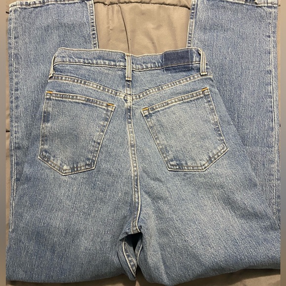 NWT Abercrombie 90s Straight Ultra High Rise Curve Love Jeans. Size 6, 28in - Picture 5 of 5
